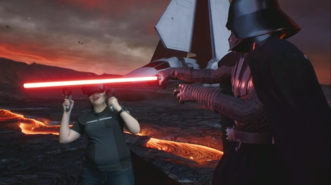Lord Vader atakuje panią Lauren Ridge